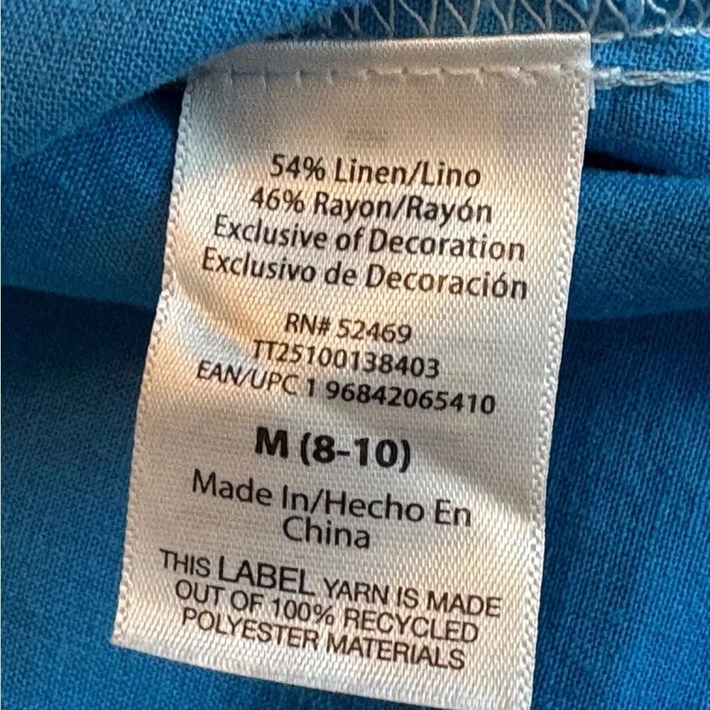 Time and Tru Ombre Blue Tank Top